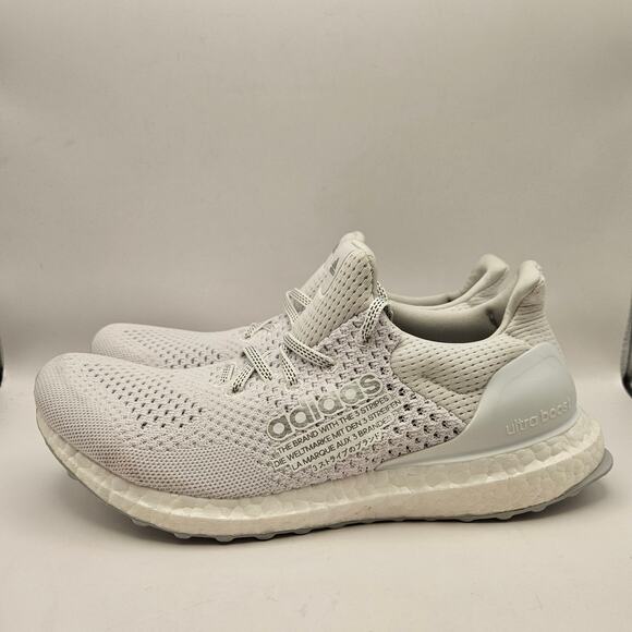 ADIDAS X ATMOS MEN\'S 8.5 ULTRABOOST DNA WHITE BOOST RUNNING SHOES H05023 NWOB